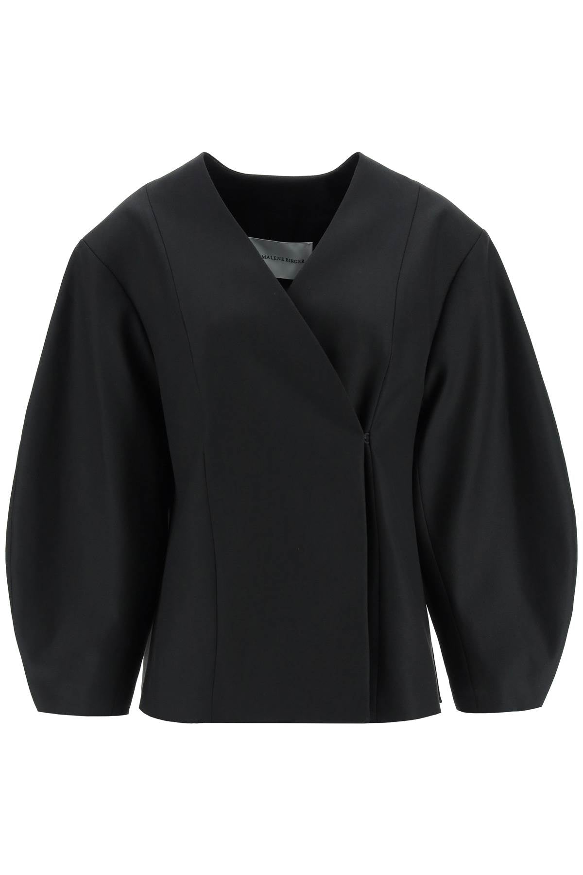 By Malene Birger 'Gardis' Bouffant Sleeve Blazer   Black