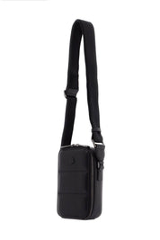 Moncler Vertical Shoulder Bag With Adjustable Strap   Black