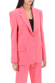 Stella Mc Cartney Blazer In Responsible Wool   Fuchsia