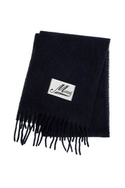 Marni Alpaca Wool Scarf   Blue