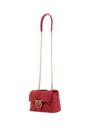 Pinko Love Puff Mini Butterfly Quilt Bag   Red