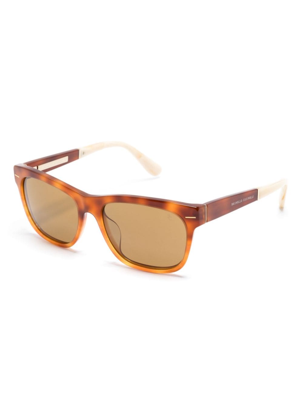 Brunello Cucinelli Sunglasses Leather Brown