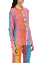 Siedres 'Esme' Shirt In Silk Chiffon   Multicolor