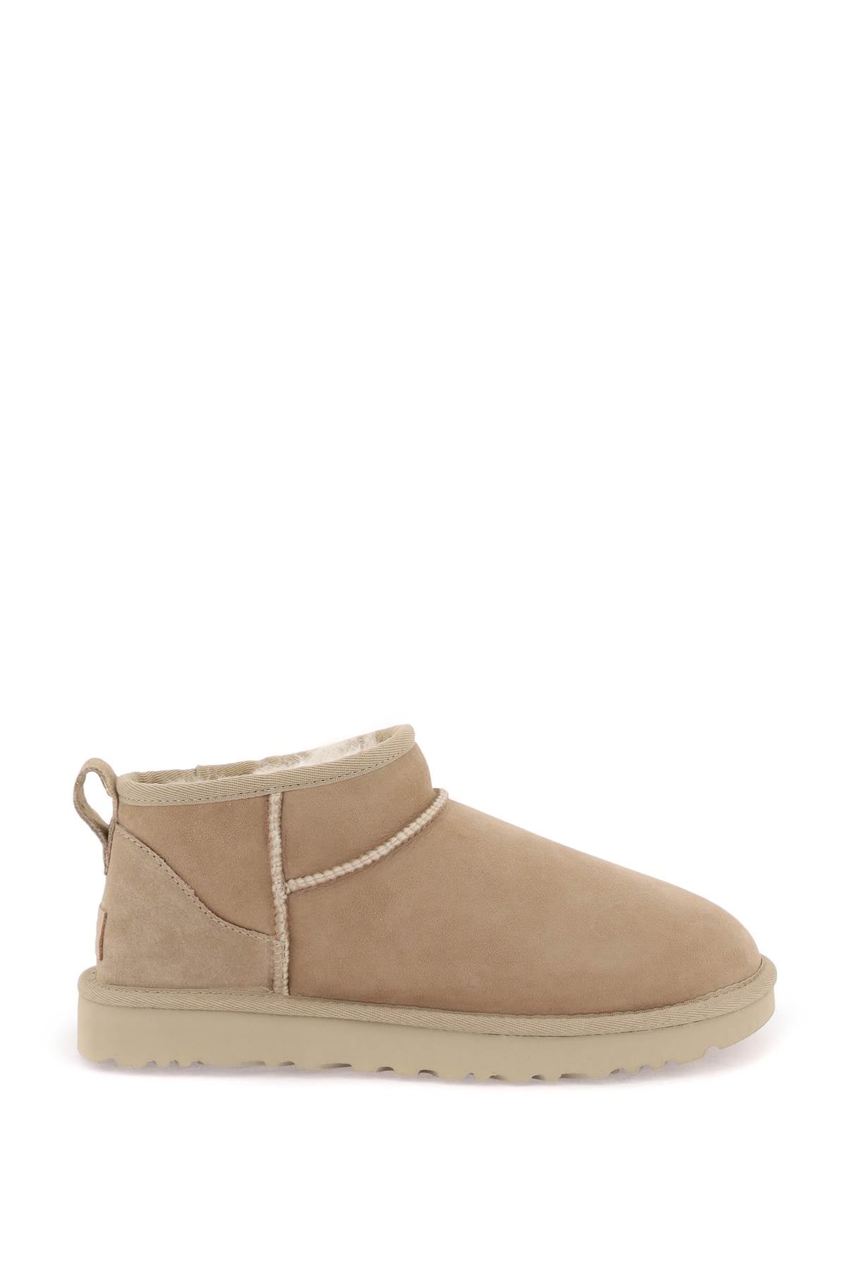 Ugg Classic Ultra Mini Ankle Boots   Beige