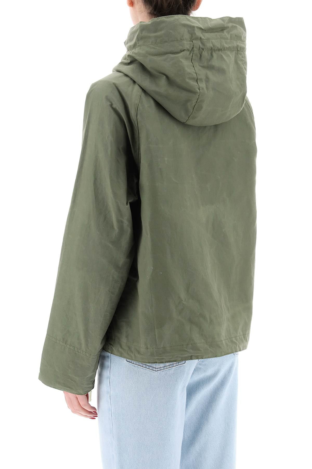 Barbour Nith Hooded Jacket With   Green