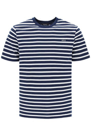 A.P.C. Emilien Striped T Shirt   White