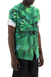 Comme Des Garcons Homme Plus Jungle Print T Shirt With   Green