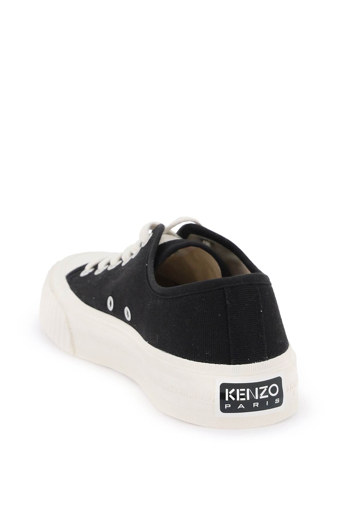 Kenzo Foxy Canvas Sneakers For Stylish   Black