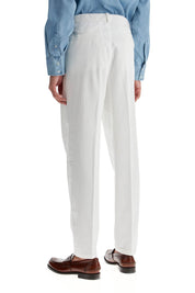 Brunello Cucinelli Corduroy Leisure Fit Pants   White