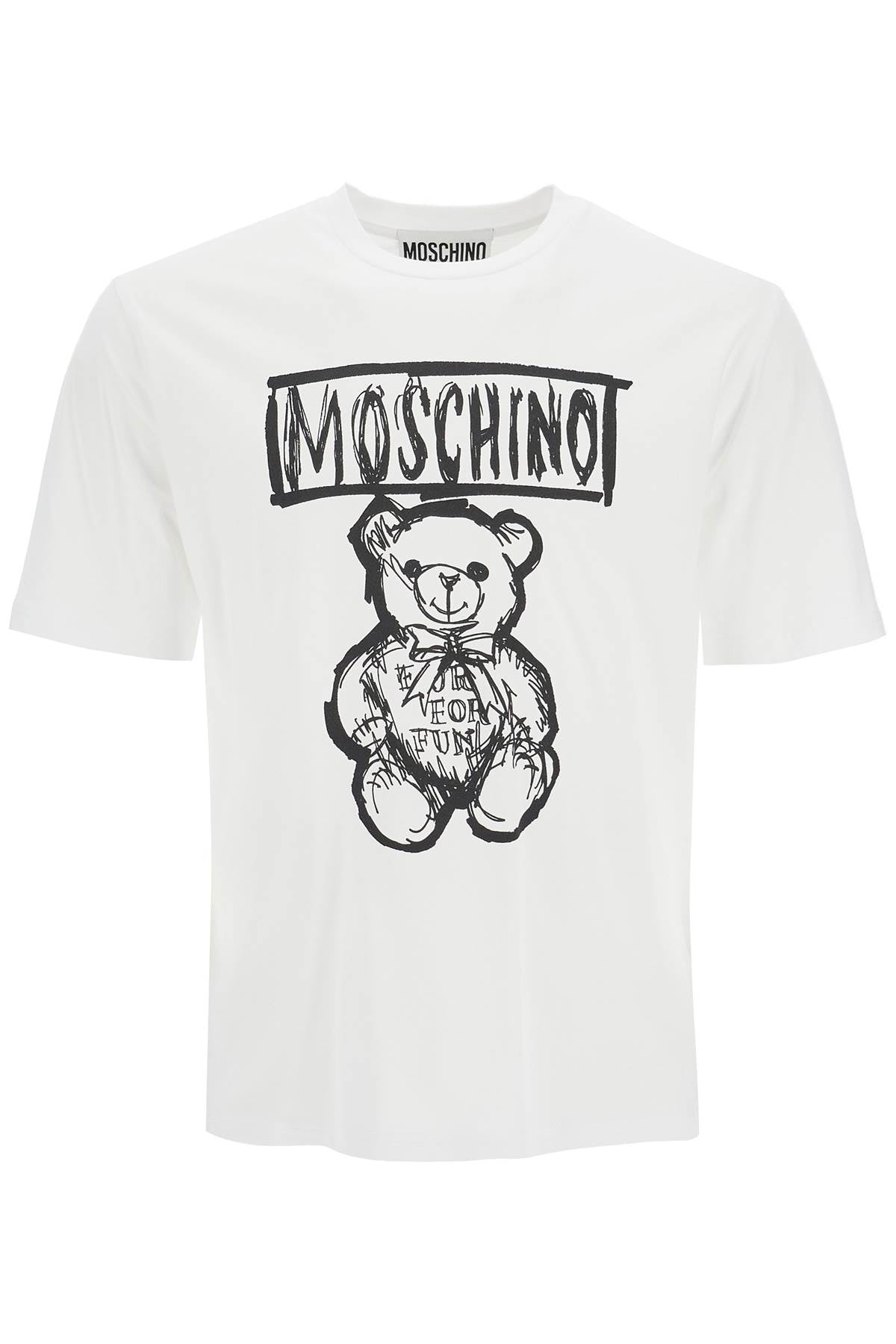 Moschino "teddy Bear Print T   White