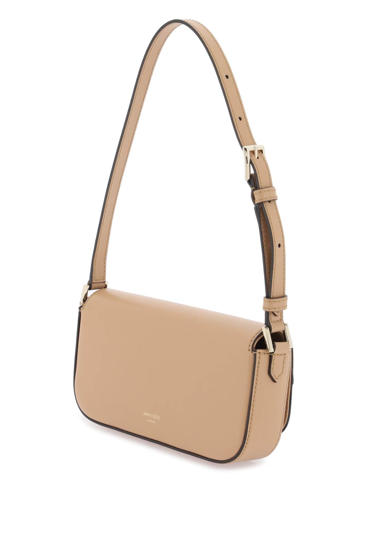 Jimmy Choo Avenue Mini Shoulder Bag   Brown