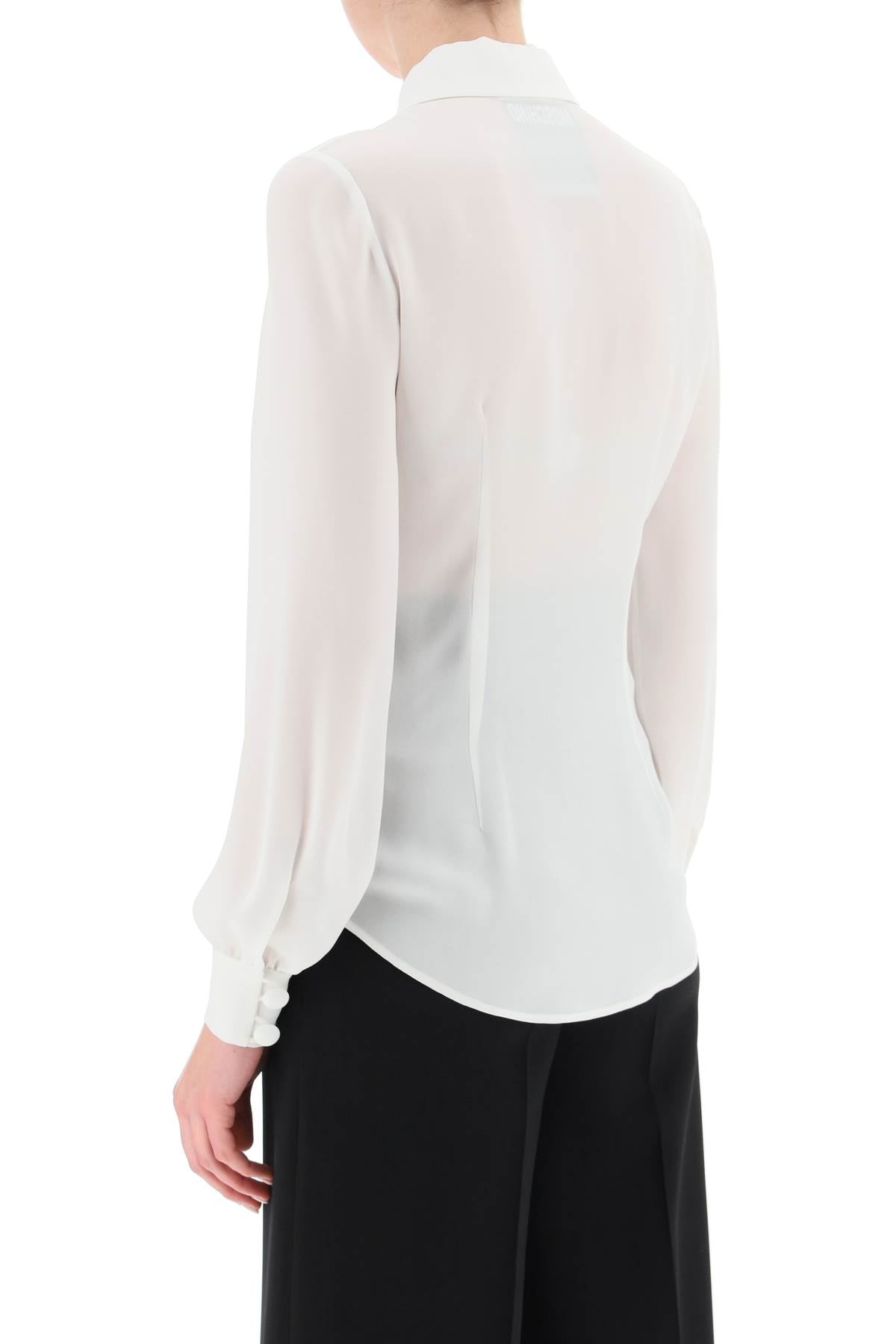 Moschino Silk Shirt   White