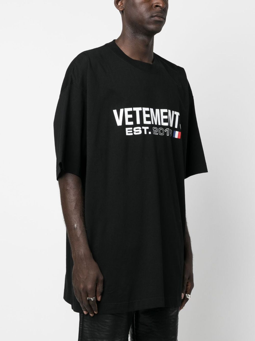 Vetements T Shirts And Polos Black