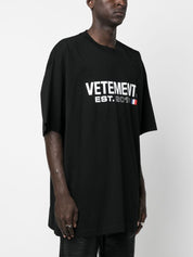 Vetements T Shirts And Polos Black