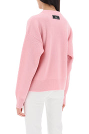 Versace 1978 Re Edition Wool Sweater   Pink