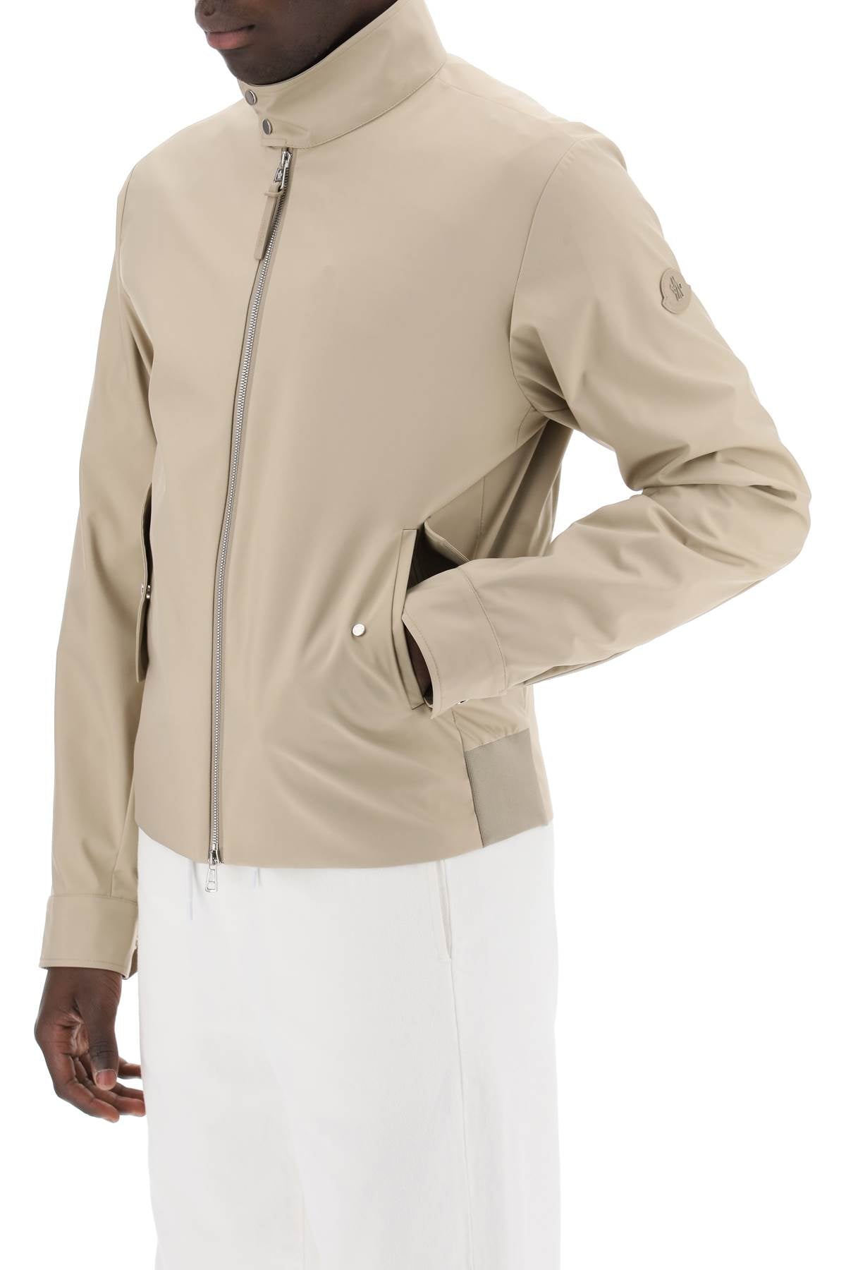 Moncler Short Chaberton Jacket   Beige