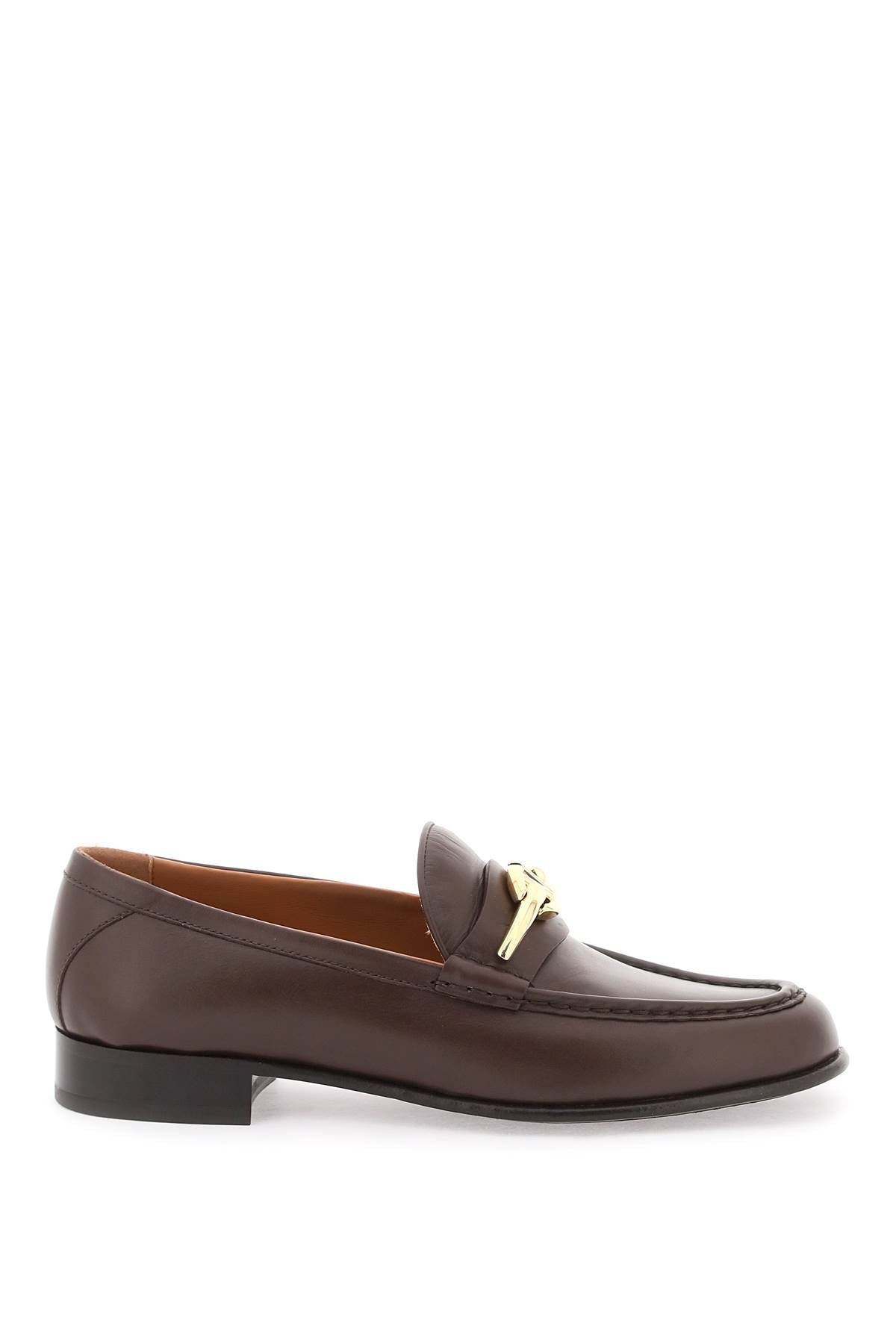 Valentino Garavani Vlogo The Bold Edition Loaf   Brown