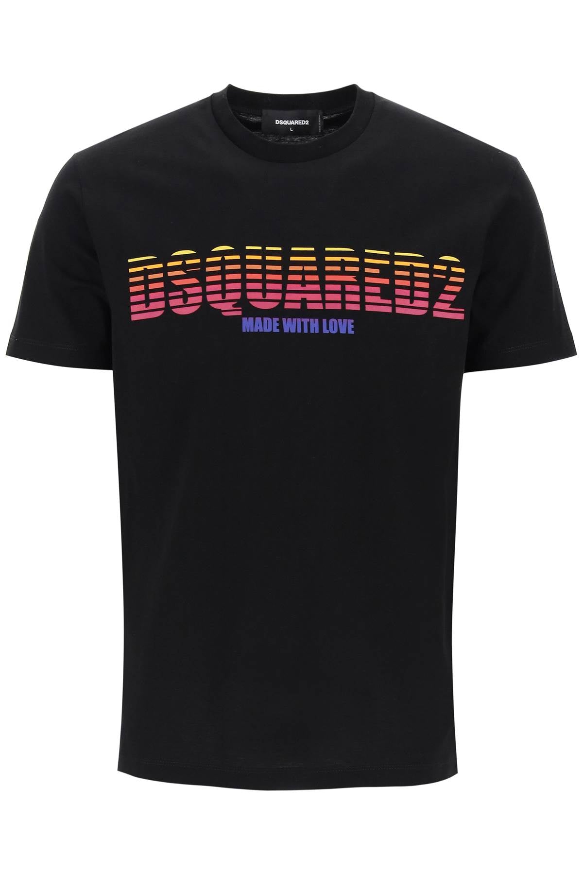 Dsquared2 Replace With Double Quotelogoed Cool Fit T   Black