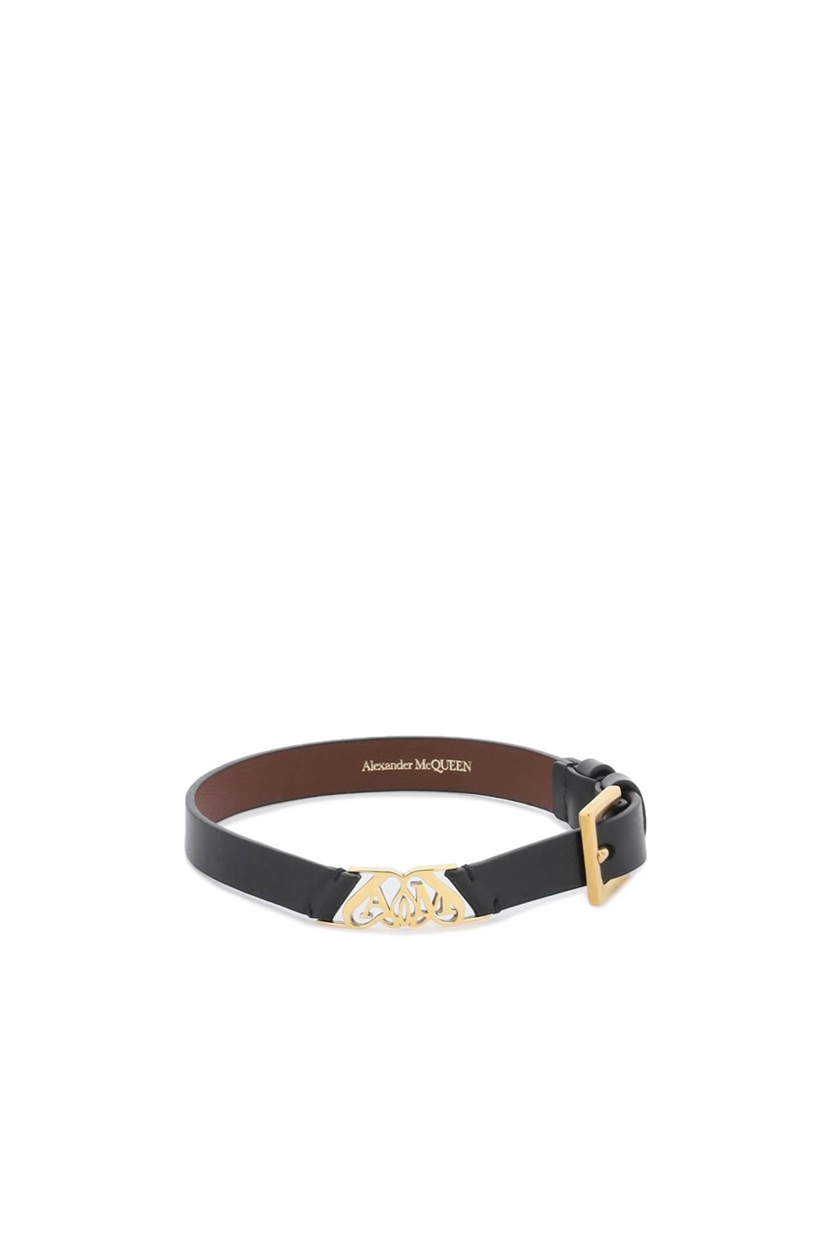 Alexander Mcqueen Seal Bracelet   Black