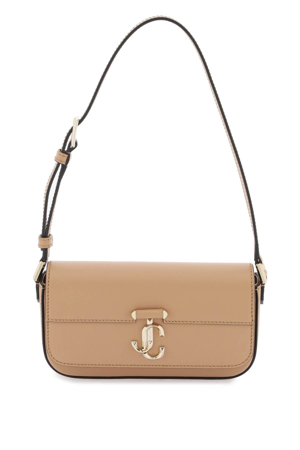 Jimmy Choo Avenue Mini Shoulder Bag   Brown