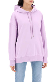 Stella Mc Cartney Iconic Mini Heart Hooded Sweatshirt   Purple