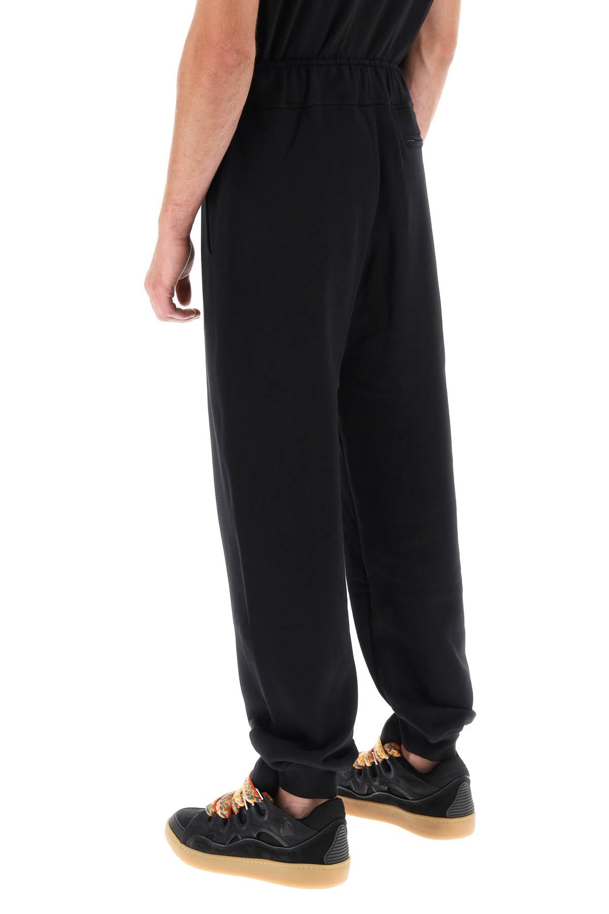 Lanvin 'Curb Lace' Sweatpants   Black