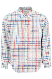 Thom Browne Multicolor Gingham Tweed Shirt Jacket