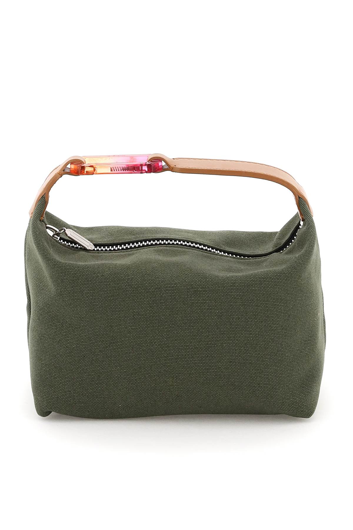 Eera Cotton Canvas Moonbag   Green