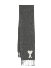 Ami Paris Scarfs Grey