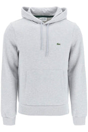 Lacoste Hoodie With Logo Patch   Grey