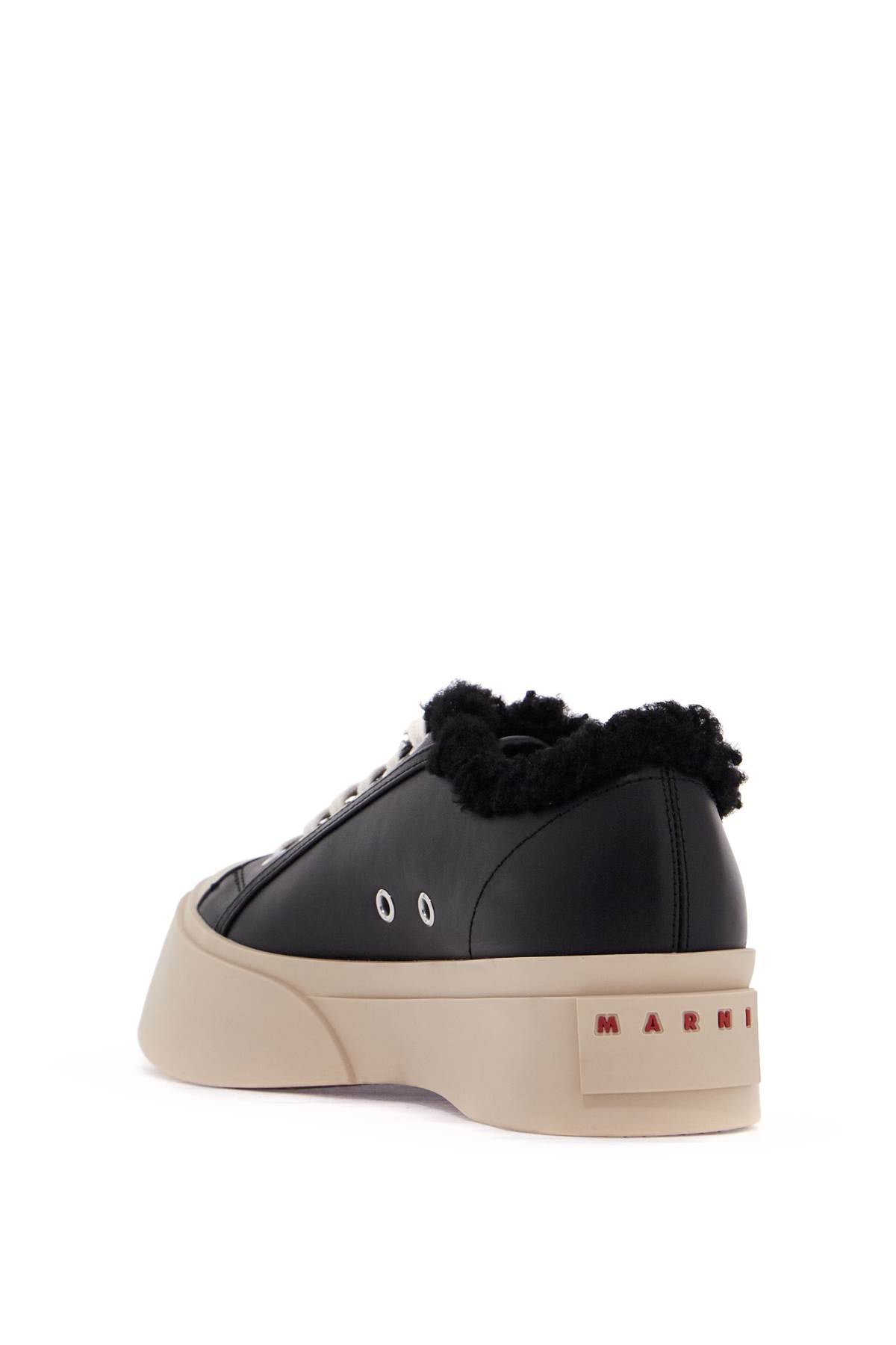 Marni Pablo Sherpa Lined Sne   Black