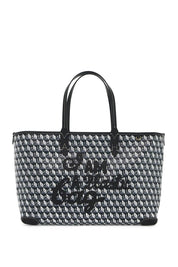 Anya Hindmarch I Am A Plastic Bag Zipped Motif Tote Bag   Grey