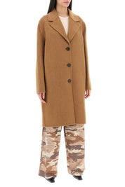 Acne Studios midi wool and alpaca coat