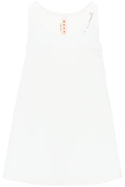 Marni flared dress with hand-embroidered