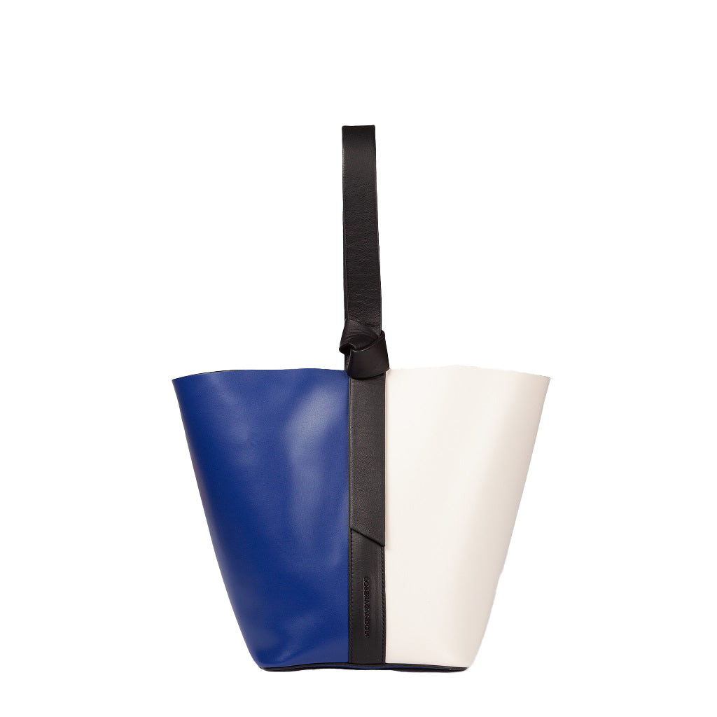 Cinzia Reversible Calfskin Bucket Bag by Roberta Gandolfi