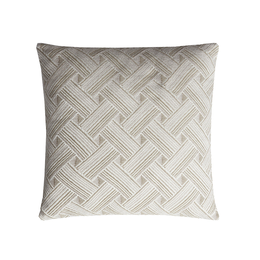 Lo Decor Rock Collection Geometric Cushion - Beige