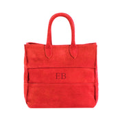 Emmy Boo Suede Panarea Top Handle Bag