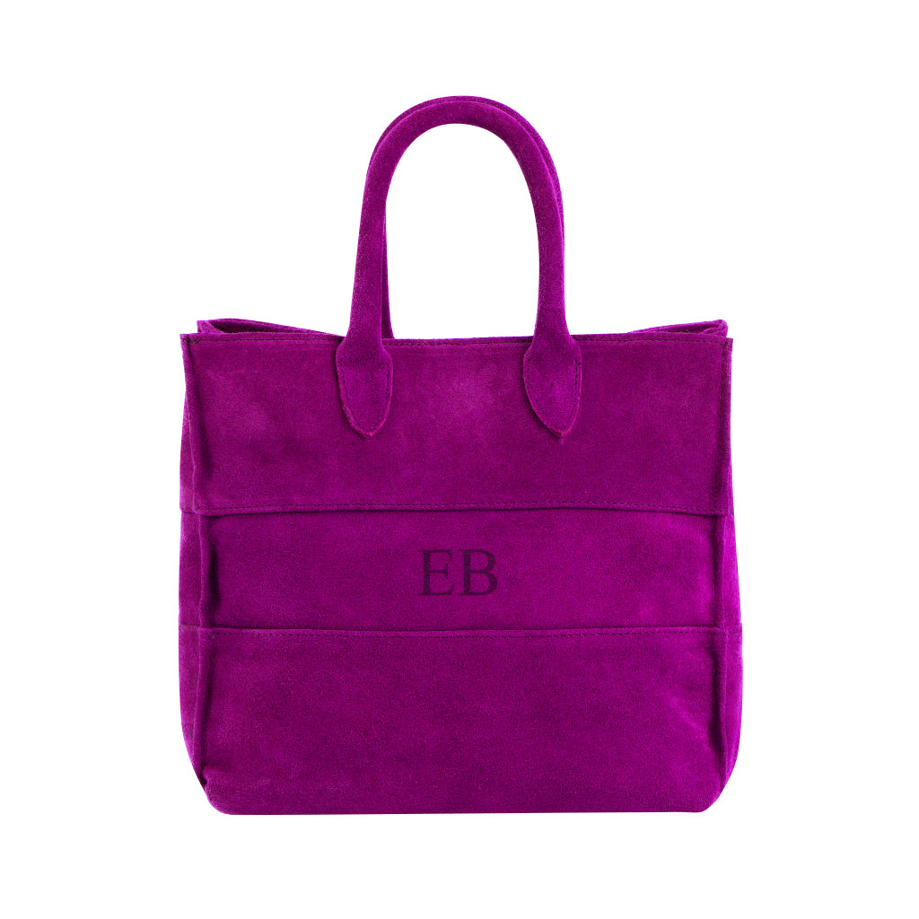 Emmy Boo Suede Panarea Top Handle Bag