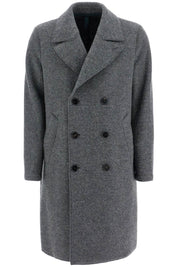 Harris Wharf London double-breasted wool coat in boiled