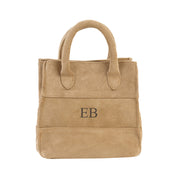 Emmy Boo Suede Panarea Top Handle Bag