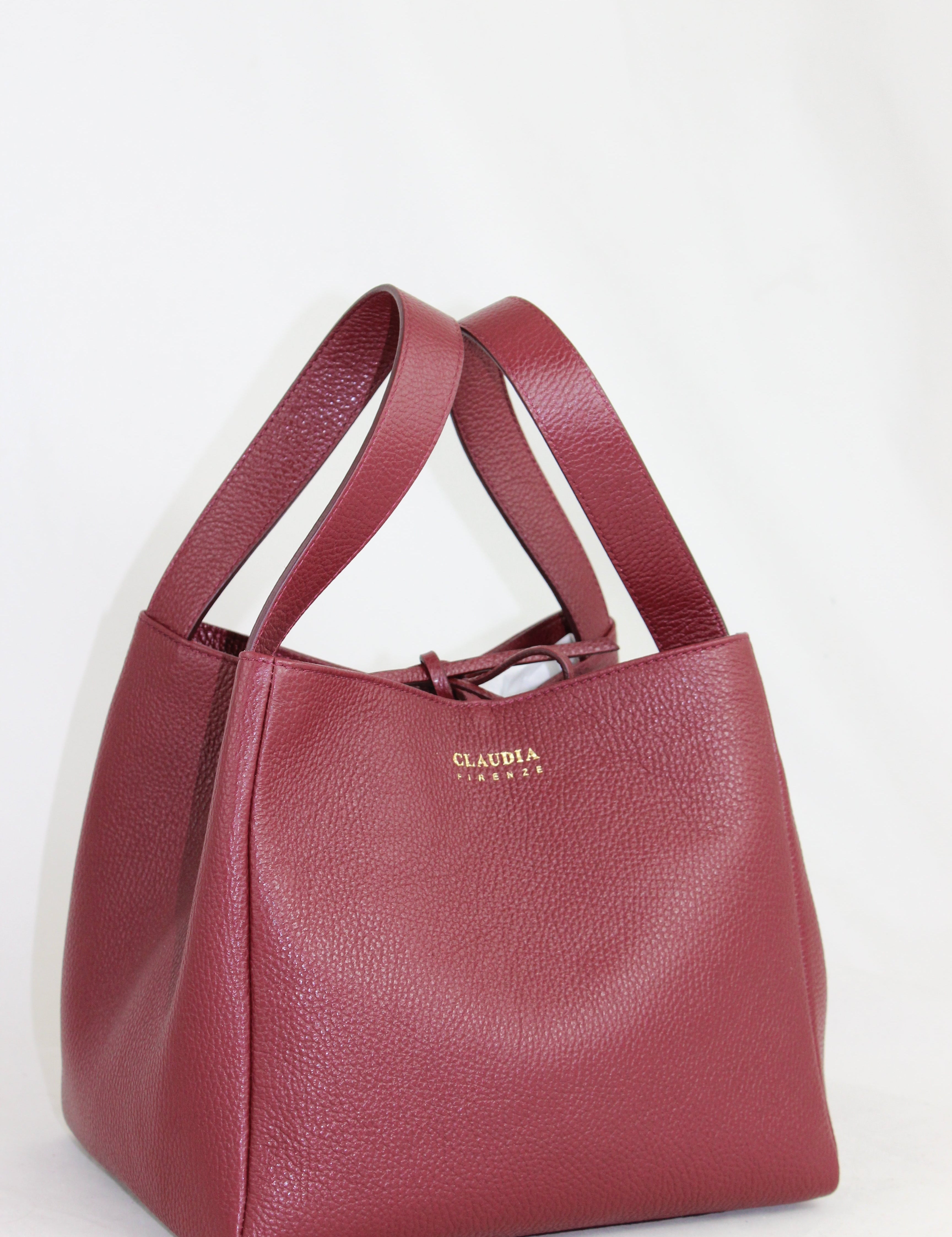 ELOISA Italian Calf Leather Shoulder Bag by Claudia Firenze