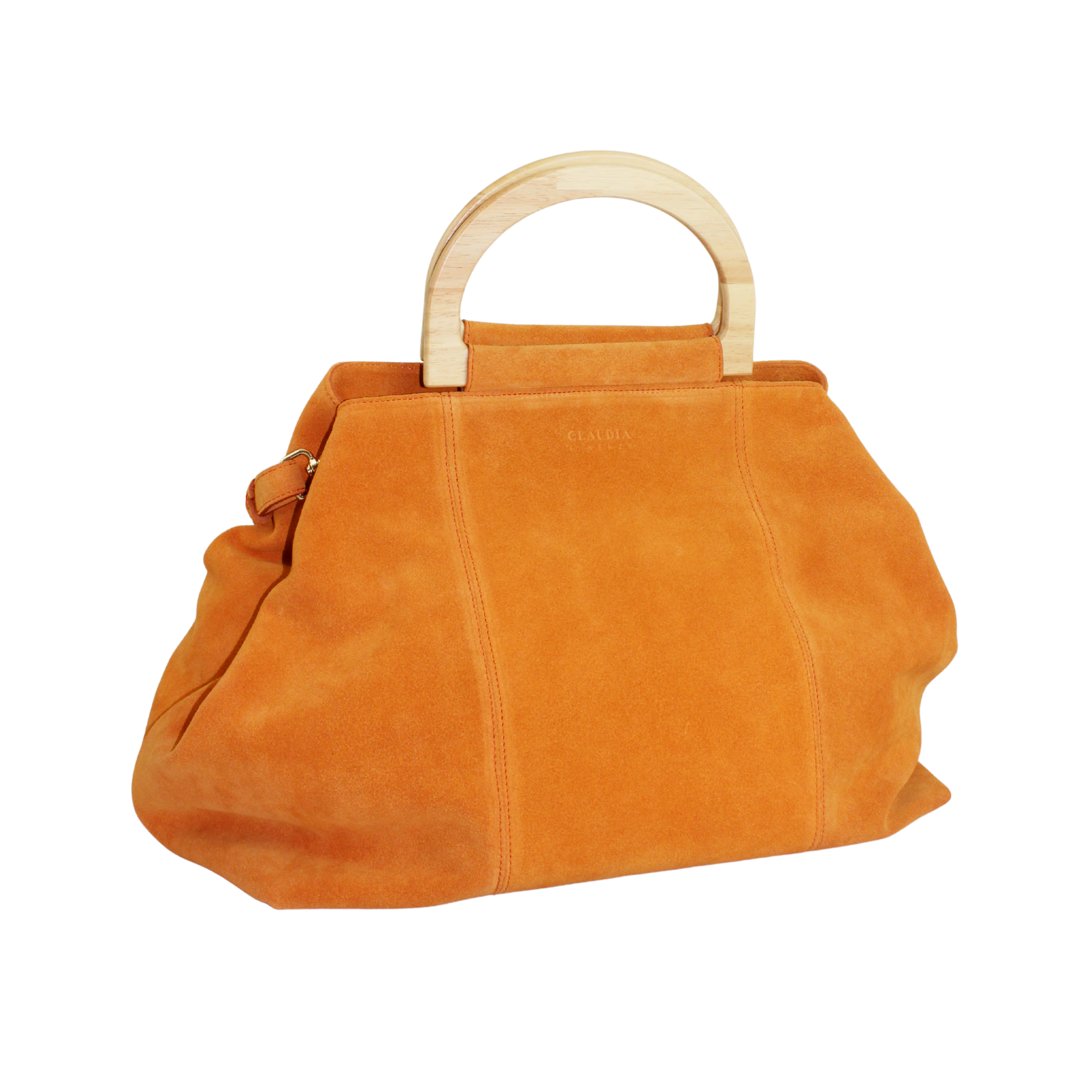 Claudia Firenze Black Italian Calf Leather Handbag