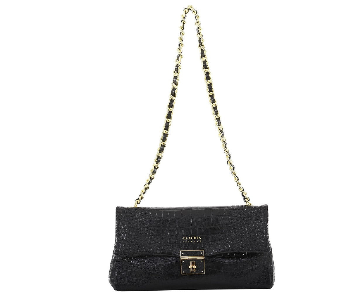 Claudia Firenze Croco Chain Satchel