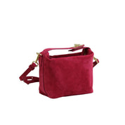 Claudia Firenze Suede Fosca Top Handle Bag - Italian Craftsmanship