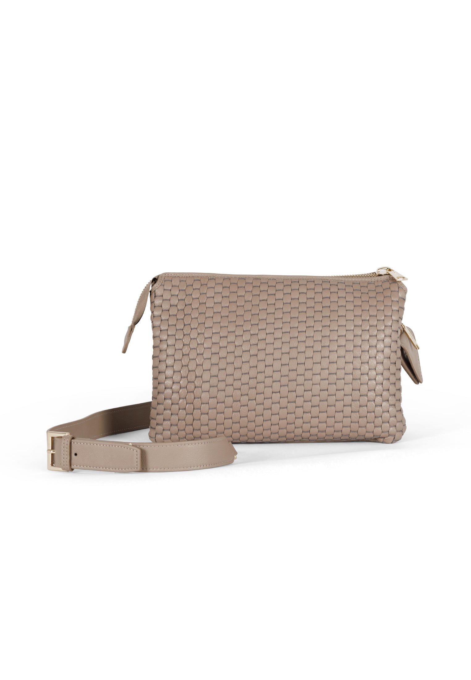 Parise Venetian Woven Leather Crossbody