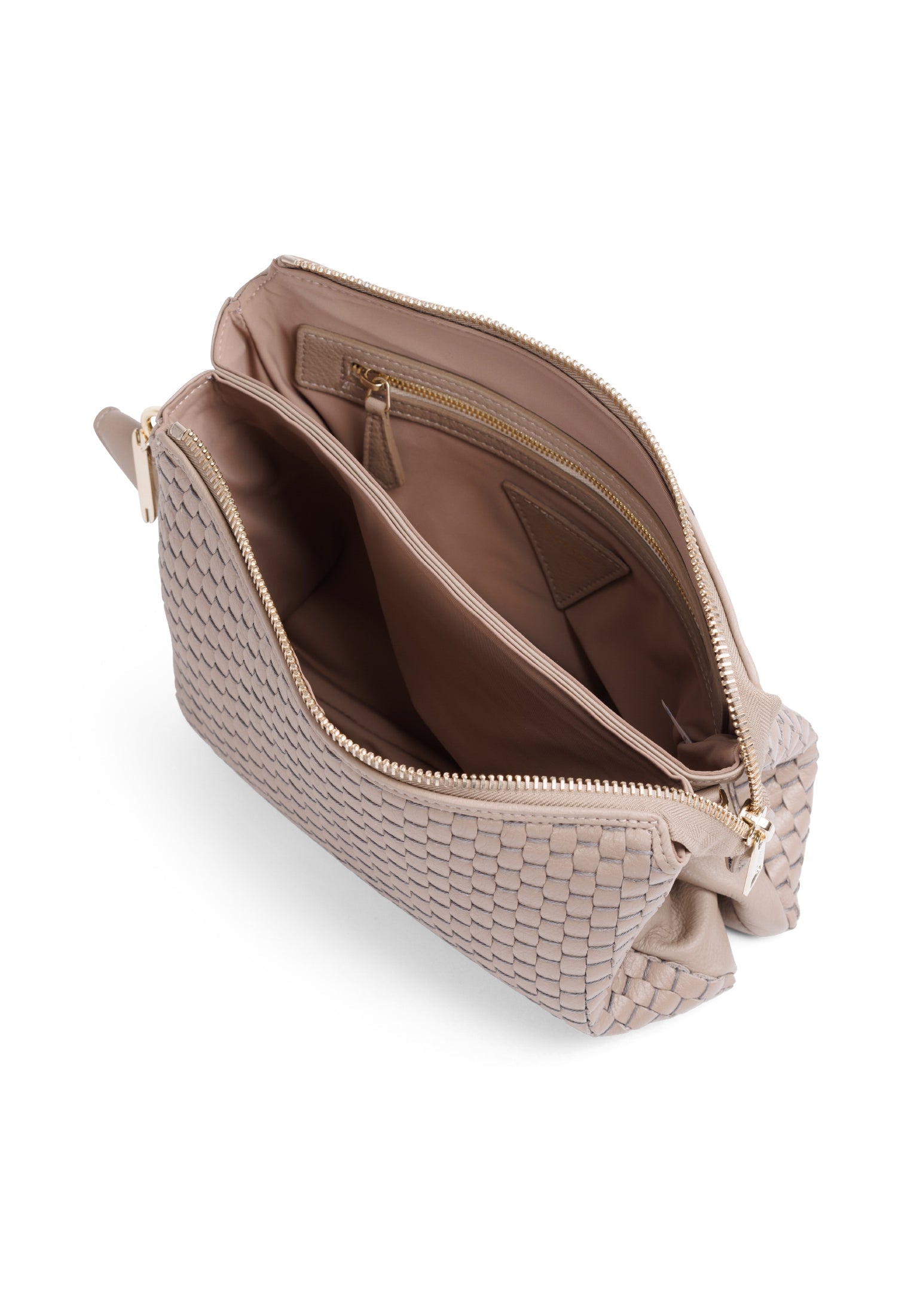 Parise Venetian Woven Leather Crossbody