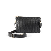 Parise Venetian Woven Leather Crossbody