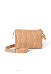 Parise Venetian Woven Leather Crossbody