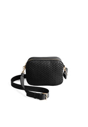 Parise Venice Weave Crossbody - White Gold