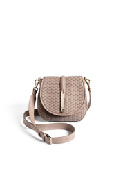 Parise 1740 Equestrian Mini Satchel in White Gold